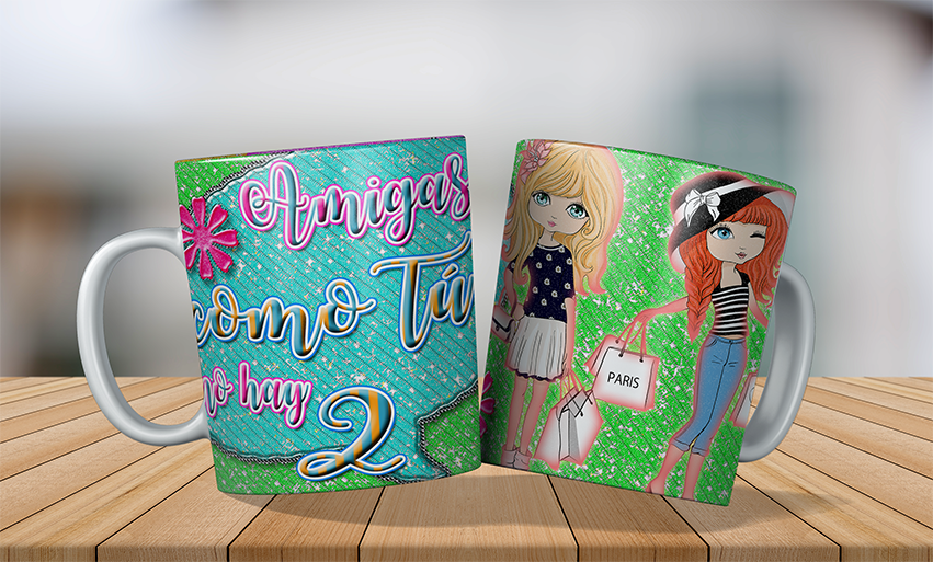6 Tazas Plasticas – Dia del Amig@ - Imagen 13