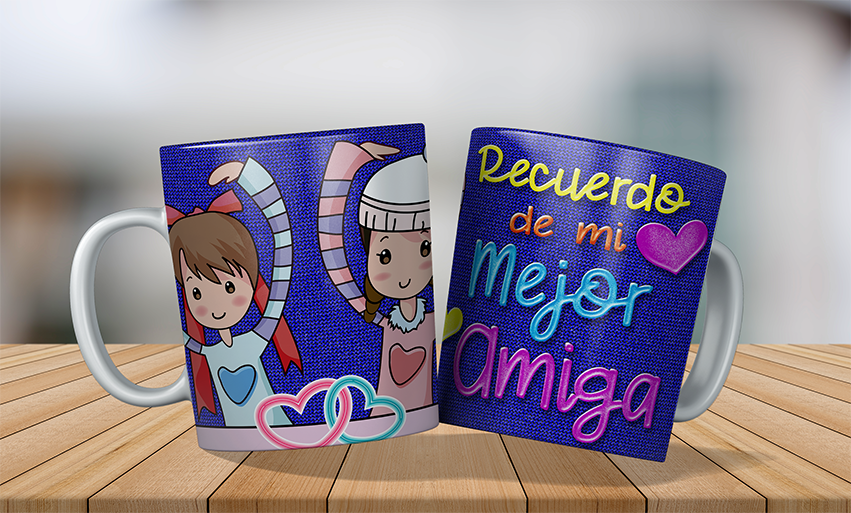 6 Tazas Plasticas – Dia del Amig@ - Imagen 12