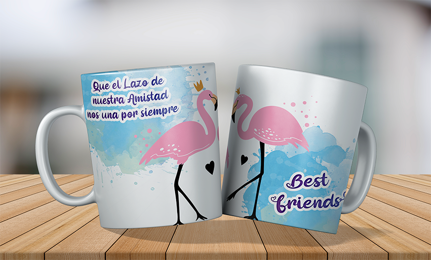 6 Tazas Plasticas – Dia del Amig@ - Imagen 8