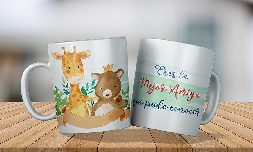 6 Tazas Plasticas – Dia del Amig@ - Imagen 7