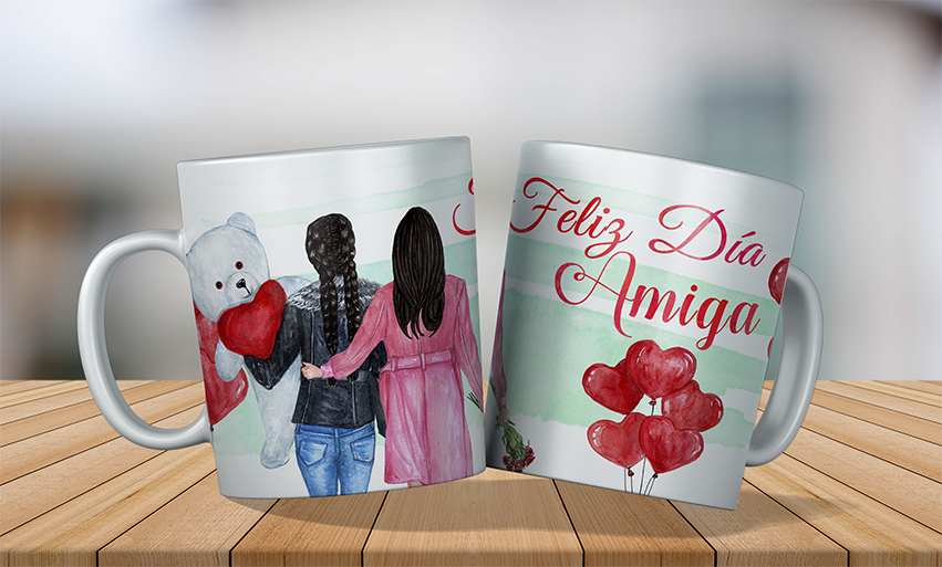 6 Tazas Plasticas – Dia del Amig@ - Imagen 17