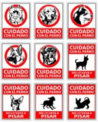 cartel mascotas