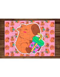 plantillas-rompecabezas-capybara-capibara-carpincho
